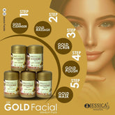 Jessica 24K Gold Facial Kit 5 Steps - 250gm